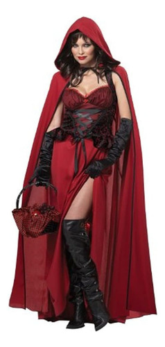 Disfraz De Caperucita Roja  Para Mujer