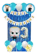 Comprar Combo Globos De Cumpleaños Jefe En Pañales Kit Completo