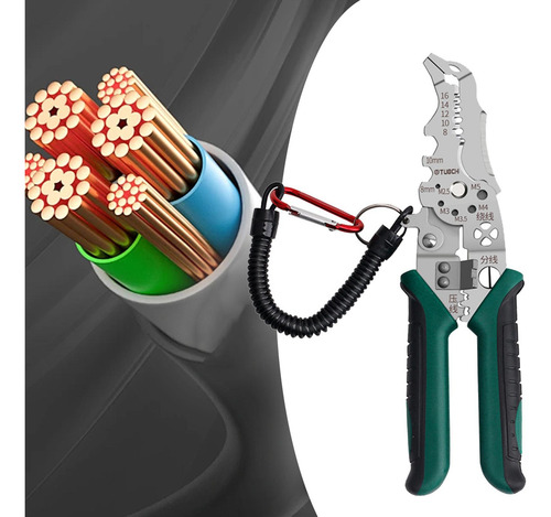 Herramienta Para Pelar Cables, Herramienta Longitud 21cm