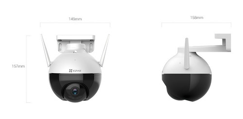 Imagen 2 de 6 de Cámara Seguridad Ptz Ezviz C8c Exterior 2mp Visión Nocturna