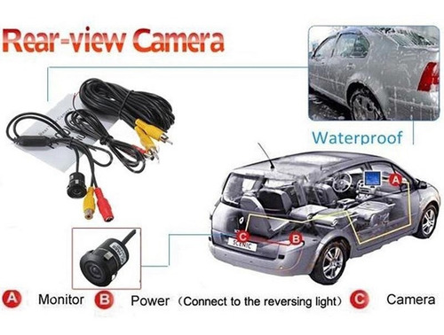 Camara Retroceso Con Con Broca Embutida 170º