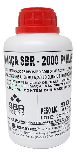 Fumaça Líquida Base De Óleo P/ Embutidos E Churrasco - 550ml