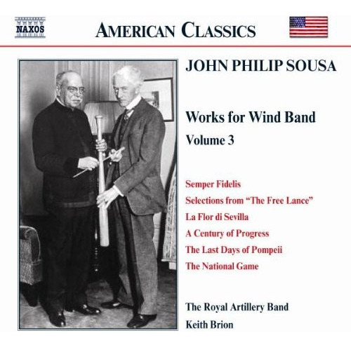 J.p. Sousa; Keith Brion Works For Wind Band, Vol. 3, Cd