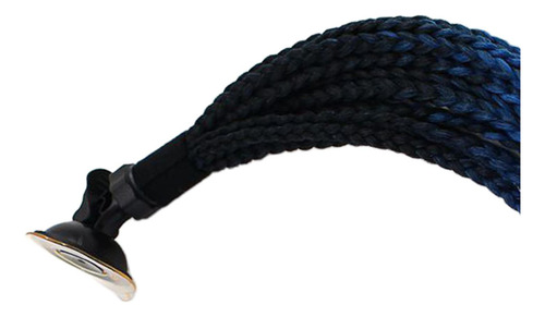 2 Pcs 55cm Capacete De Cabelo Pigtail Gradient Rabo De