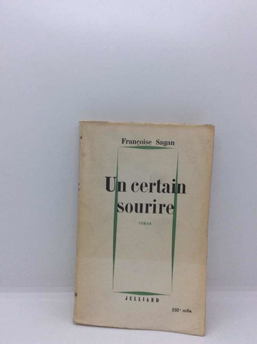 Una Cierta Sonrisa - Françoise Sagan - Libro En Francés