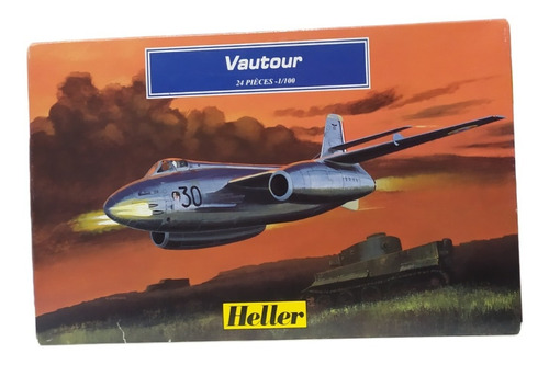 Avión Vautour Maqueta Heller Esc 1/100 Para Armar La Plata
