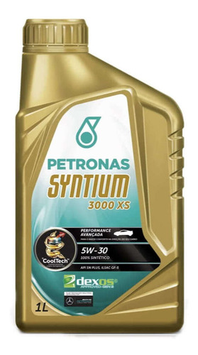 6 Oleo De Motor Petronas Syntium 3000 5w30 Xs Sintético 1lt