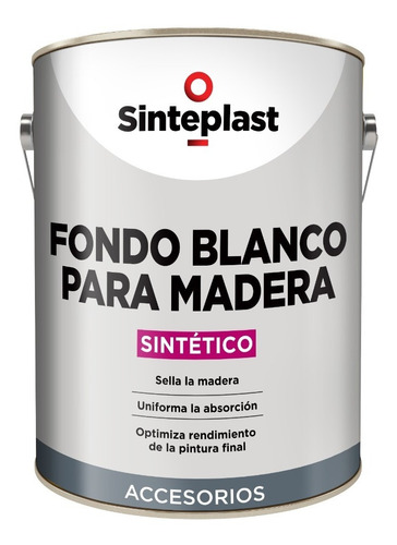 Fondo Blanco Para Maderas 1 Lt