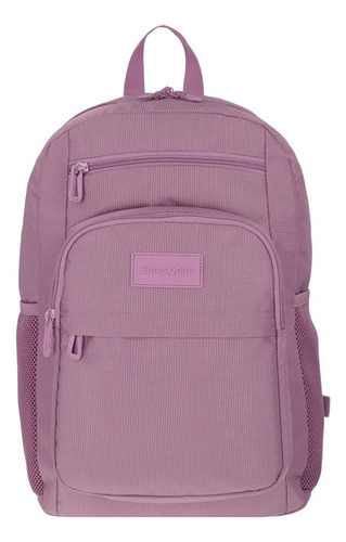 Mochila para laptop Samsonite Hammer, 16 polegadas, cor lavanda, roxo, design de tecido liso