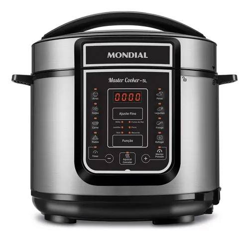 Panela de Pressão Elétrica Digital 5L, Mondial 900W - PE-38