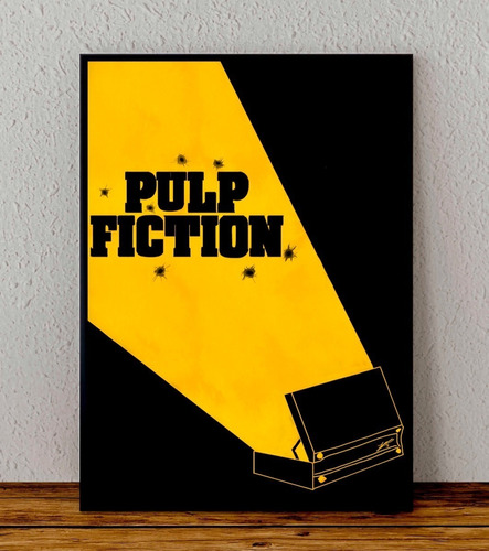 Cuadro 33x48 Poster Enmarcado Pulp Fiction Pelicula