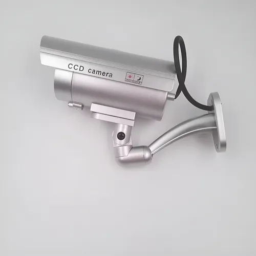 Camara Falsa Tipo Domo Ccd Con Luz Led Seguridad