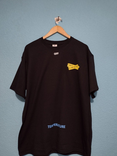 Playera Off White Temperature Moda