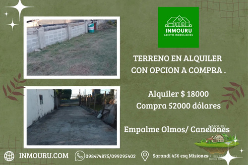 Terreno En Emplame Olmos Alquiler Con Opcion A Compra