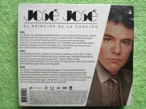 Eam Cd Doble + Dvd Jose Jose El Principe De La Cancion 2017