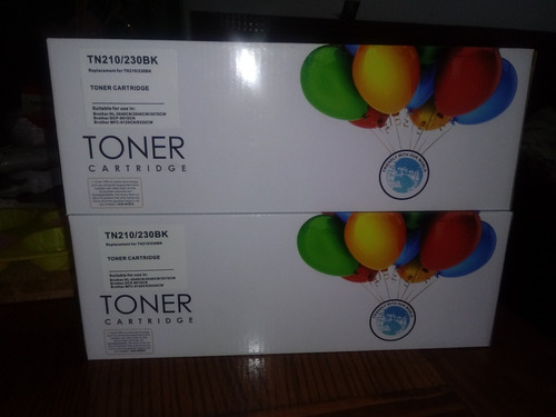 2 Toner Tn-210 Negros Compatibles Nuevos Hl-3070cw, Mfc-9010