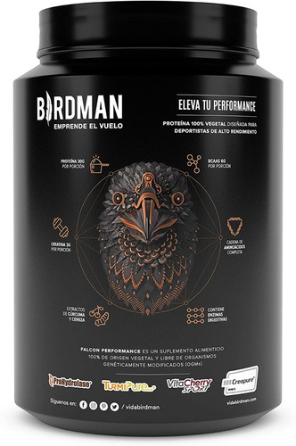 Birdman Falcon Performance Suplemento En Bote 1.14kg Sabores