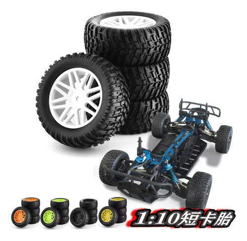 Neumáticos Rc Short Course Para Camiones, Con Amortiguación