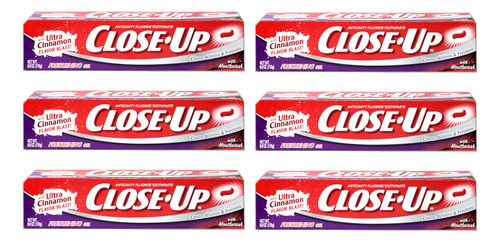 Pasta De Dientes Close-up Anticaries Fluoruro Gel Canela 180