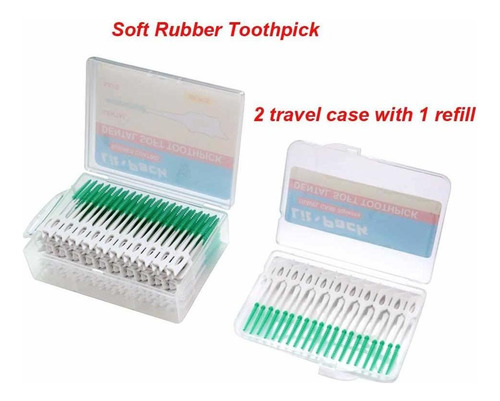 Silicona Dental Pick Cepillo Interdental Cepillo De Dientes
