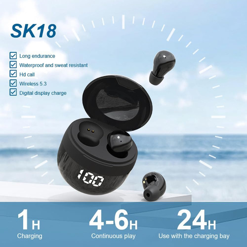 Mshukcoe Sk18 Auriculares Internos Ultra Pequeños Invisibles