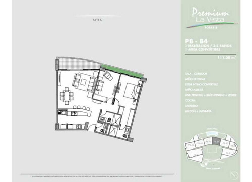 Imagen 3 de 30 de Venta Apartamento Pb 4b De 111,08 Mtr2 Chulavista Las Mercedes / 0412-7320029