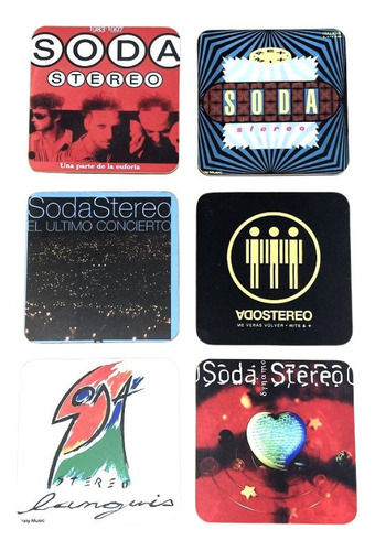 Soda Stereo Set 6 Unidades