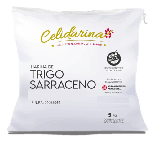 Harina De Trigo Sarraceno Bolsa X 5 Kg - Sin Tacc