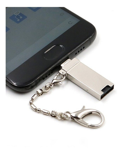 Mini Llavero Tipo C Micro Usb Otg Lector De Tarjeta De Memor