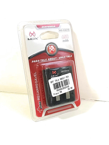 Bateria Para Walk Talk Motorola 3.6 V 650 Mah Mox Mo-53615