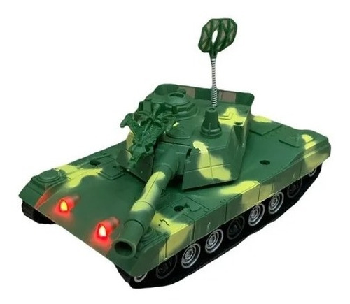 Auto Control Remoto Sebigus Combate Militar Hero Tank Color Verde camufaldo Personaje Tanque