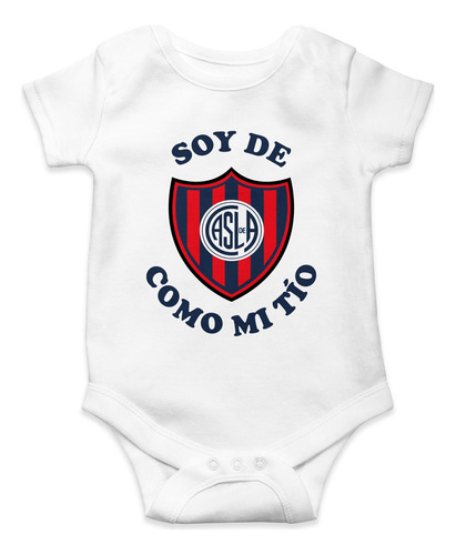 Body Para Bebé San Lorenzo Almagro Como Mi Papá Algodón