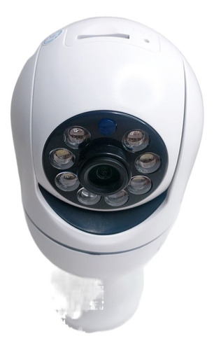 Camera Ip Segurança Lampada Yoosee Panoramica Espia Sensor Cor Branco