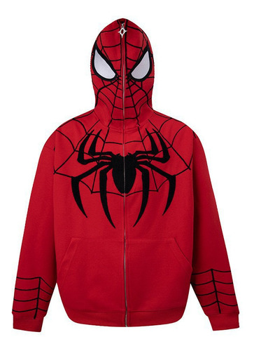 Chaqueta Holgada Con Capucha De La Nueva Colección Spider Ma