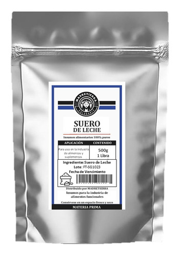 Suero De Leche Puro X500gr Libra - g a $28