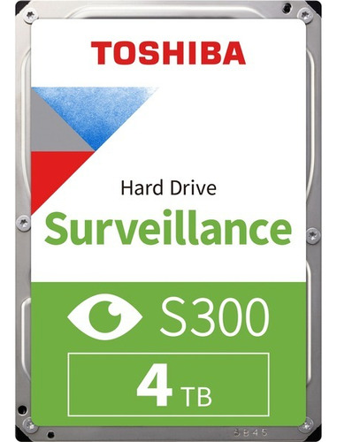 Disco Duro Interno Toshiba S300 4tb Para Videovigilancia 