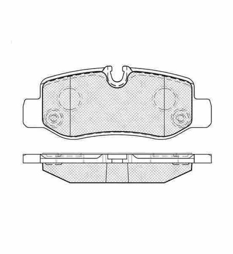 Pastilla De Freno Mercedes Benz V- Class Iii 200-220-250 Cdi