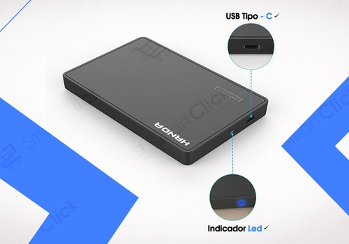 Imagen 9 de 10 de Carry Carrier Disk Usb C 3.0 Disco Externo Ssd 2.5 Sata