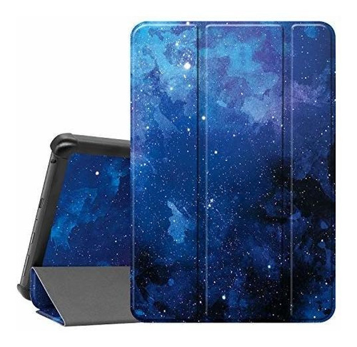 Funda Para Fire Hd 8 Plus De 8 Pulgadas Azul Diseño De Ciel