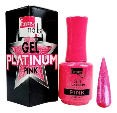 Gel Semipermanente 3 Pasos Polish Fantasy Color A Elegir Color Platinum Pink