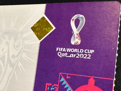 Imagen 2 de 5 de Entrada Fifa World Cup 2022 Ticket - Argentina Vs Arabia S