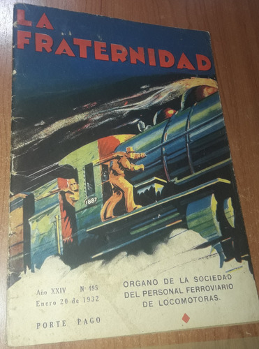 Revista La Fraternidad N°495 Personal Ferroviario Enero 1932