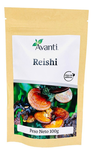 Reishi, 100% Puro. Sobre 100g. Avanti