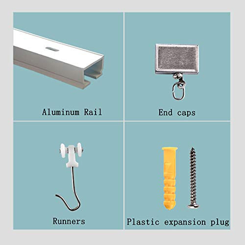 Juego De Rieles De Techo Divisor De Ambientes De Alumin...