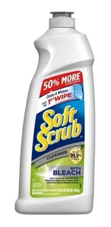 Soft Scrub Limpiador Antibacteriano Con Blanqueador 1litro