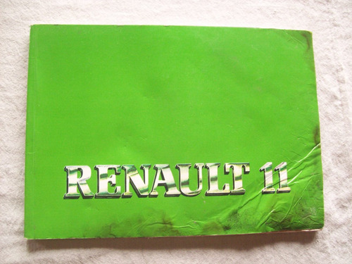 Manual De Guantera . Renault 11 Tl.ts .  Oferta!