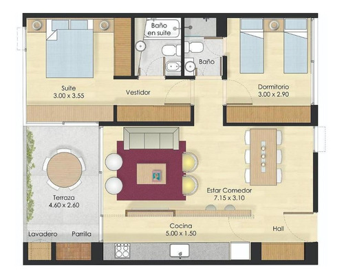 Imagen 17 de 22 de Venta - 3 Amb. C/parrilla Propia Y Coch. - A Estrenar -quesada 1500 - Nuñez