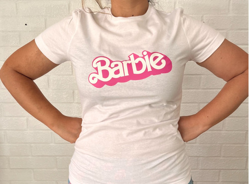 Polera Barbie, Manga Corta, Genérico