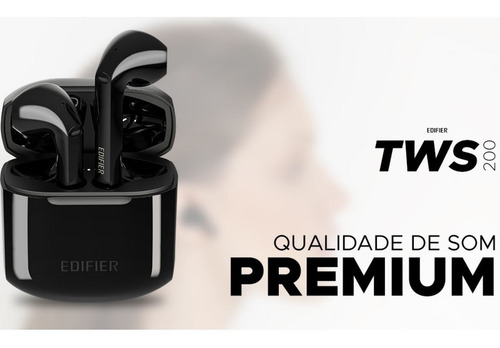Imagem 5 de 9 de Fone Bluetooth Tws200- Edifier Earbuds AirPods Design