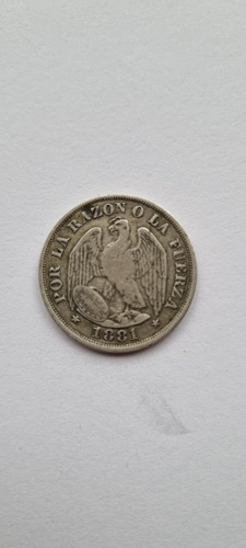 Moneda De Plata Año 1881